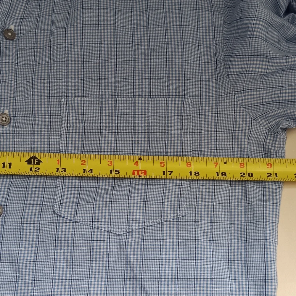 Ermenegildo Zegna Blue Stripe Men's Shirt. Medium.
